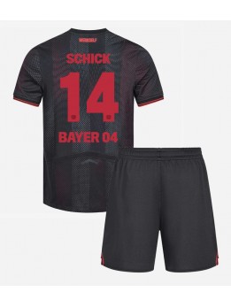 Billige Bayer Leverkusen Patrik Schick #14 Hjemmedraktsett Barn 2025-26 Kortermet (+ Korte bukser)